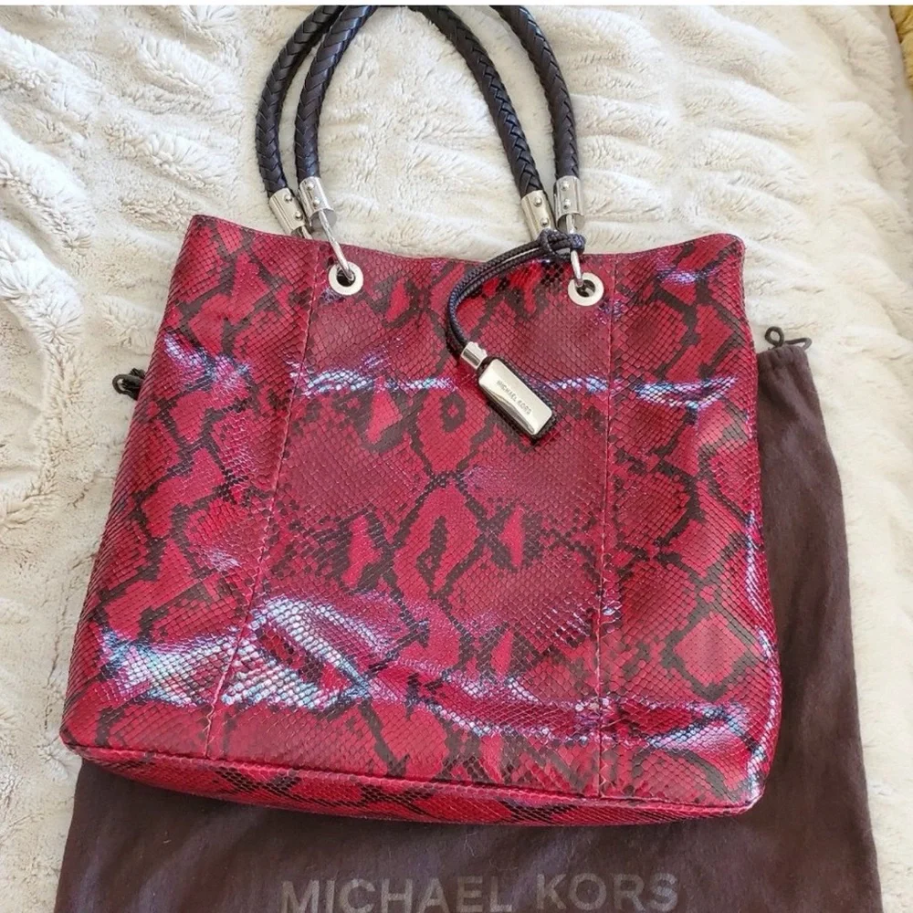 Michael Kors Collection python RARE - Picture 1 of 10